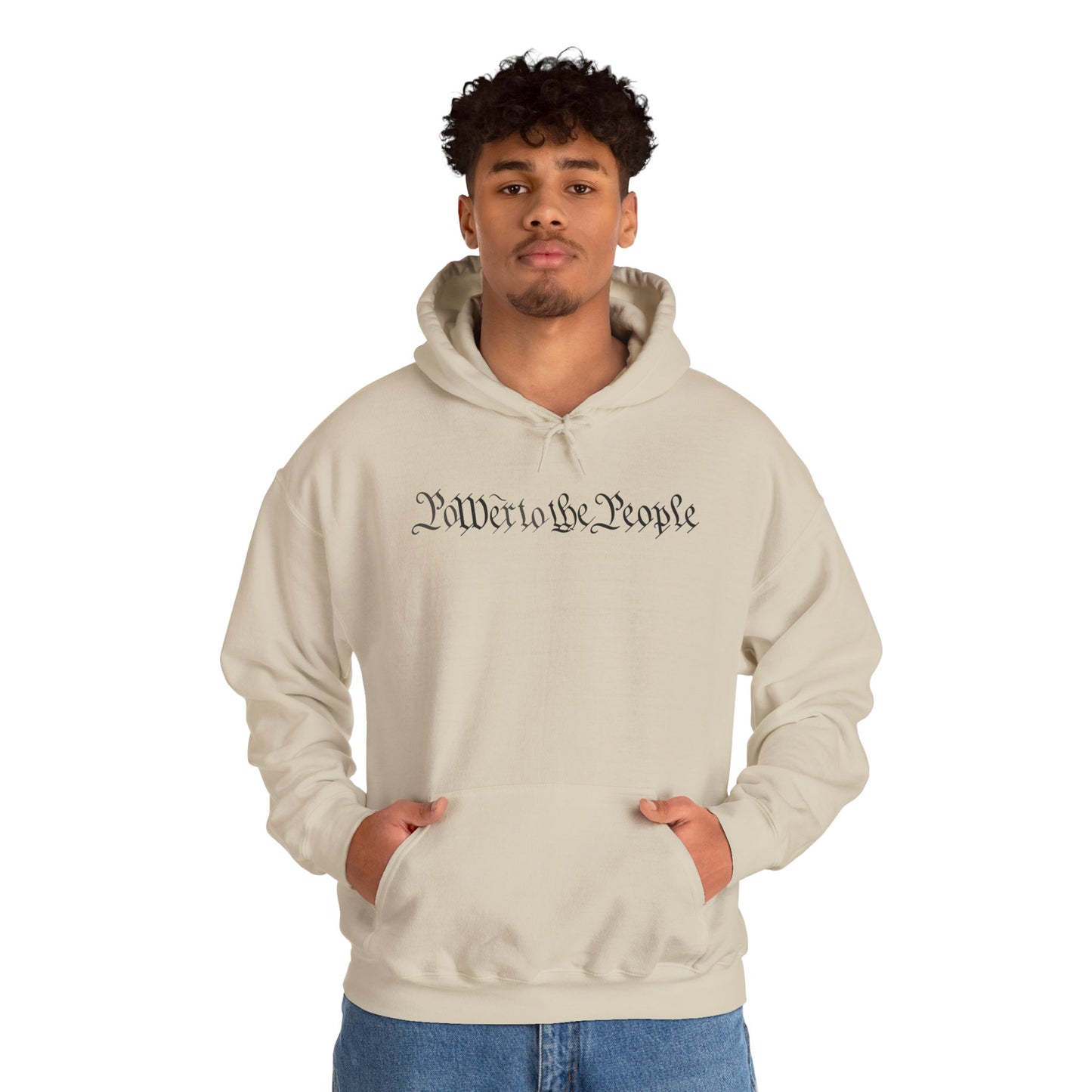 poWEr to THE PEOPLE Unisex Heavy Blend™ Hooded Sweatshirt
