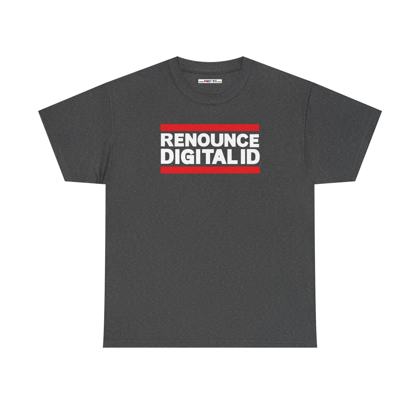 RENOUNCE DIGITAL ID Unisex Heavy Cotton Tee