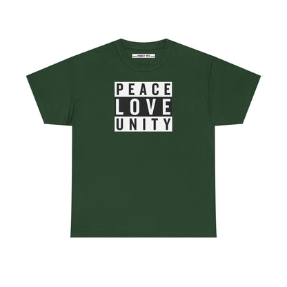 PEACELOVEUNITY Unisex Heavy Cotton Tee