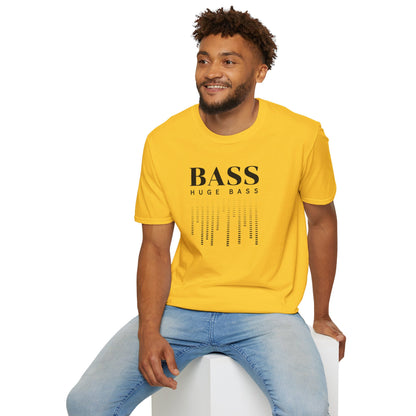 BASS HUGE BASS Unisex Softstyle 100% Cotton T-Shirt