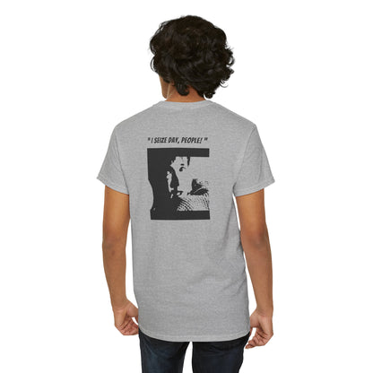 CARPE DIEM "I SEIZE DAY, PEOPLE" Unisex Heavy Cotton Tee