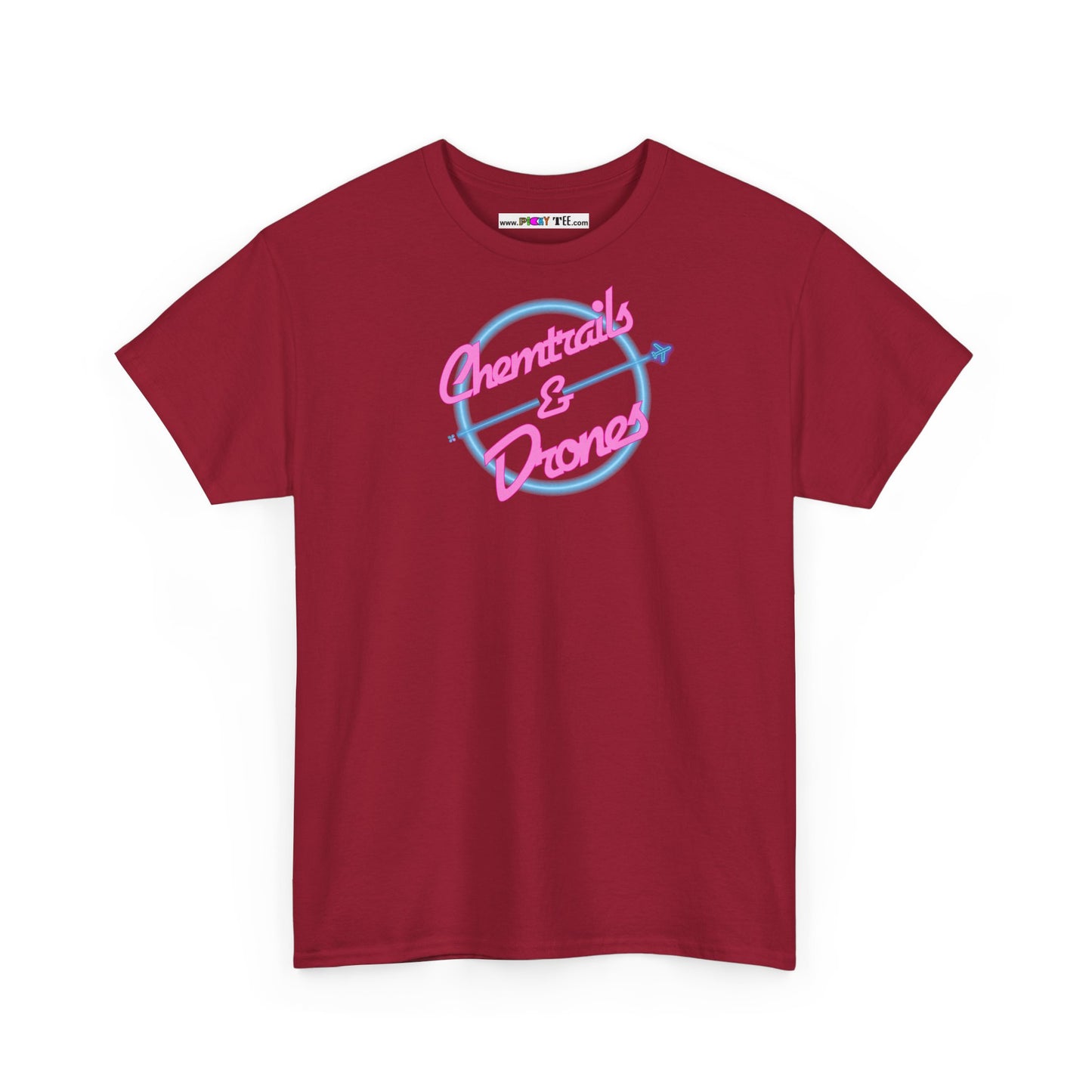 Chemtrails & Drones Unisex Heavy Cotton Tee