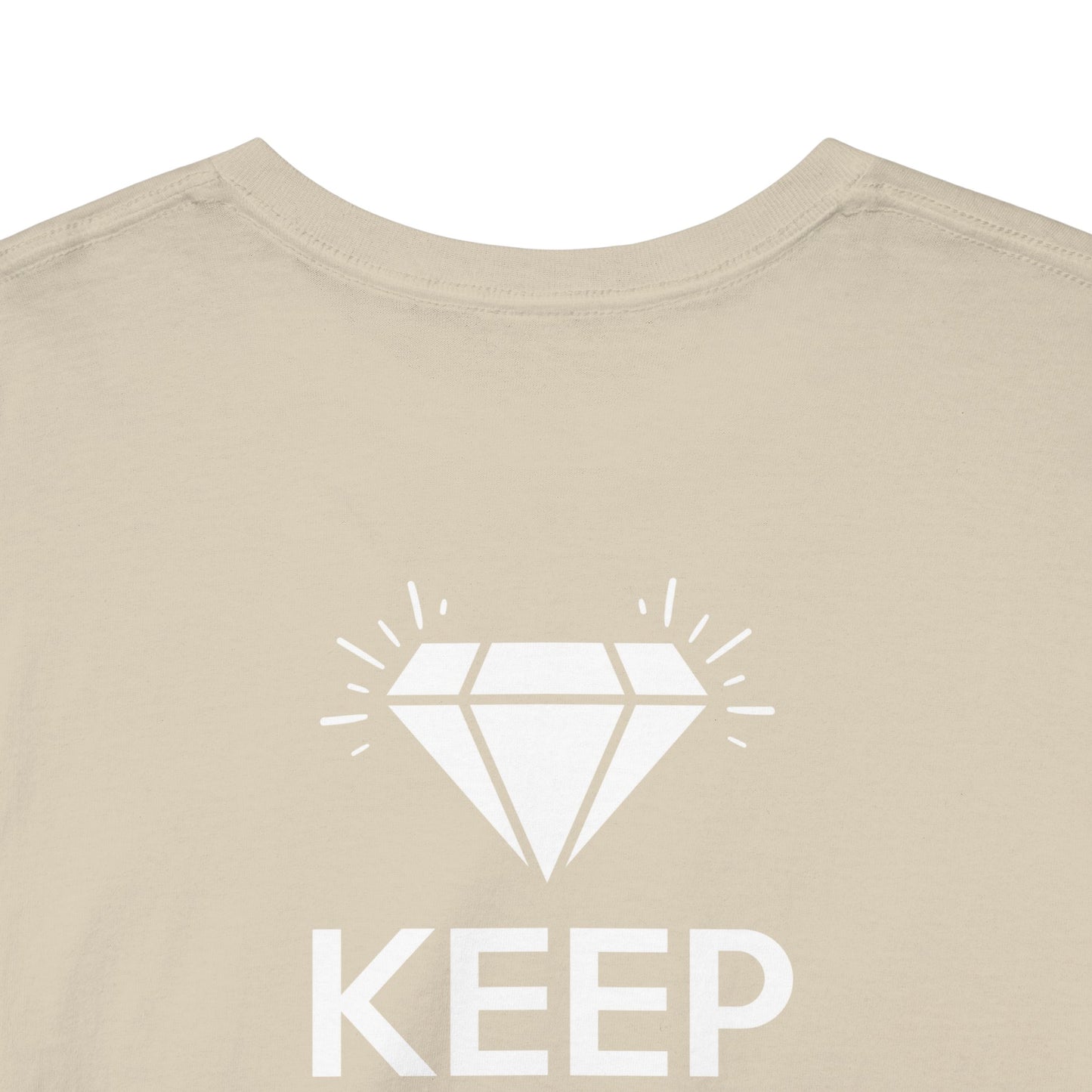 KEEP CRAZY AND SHINE ON Unisex Heavy Cotton Tee