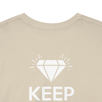 KEEP CRAZY AND SHINE ON Unisex Heavy Cotton Tee