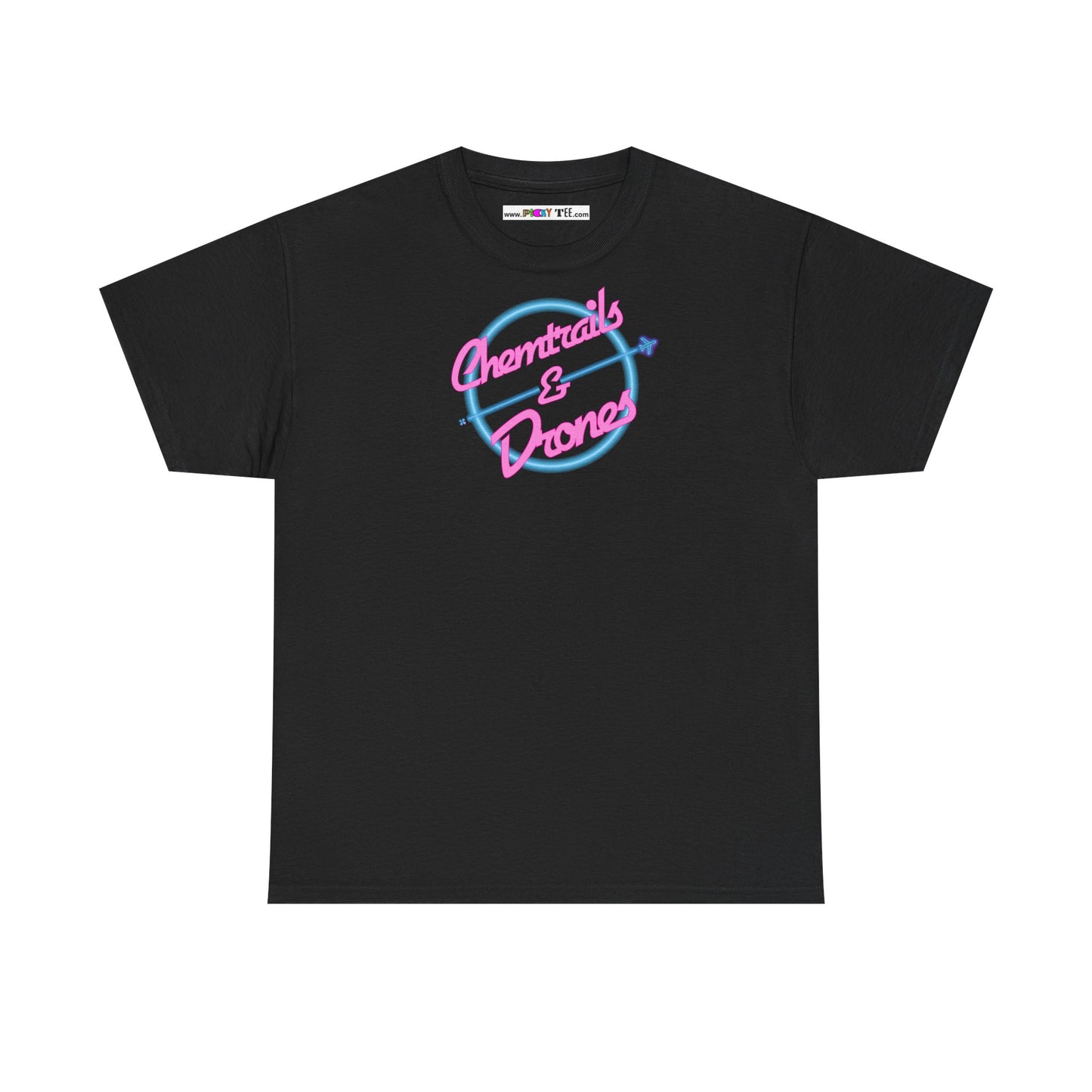 Chemtrails & Drones Unisex Heavy Cotton Tee