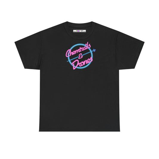 Chemtrails & Drones Unisex Heavy Cotton Tee