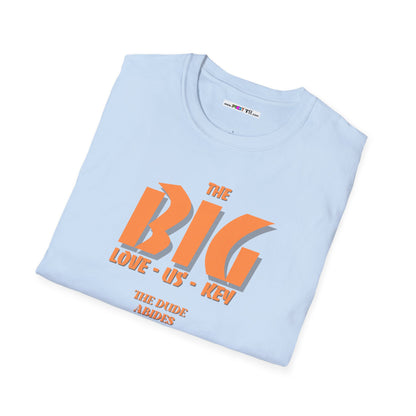 THE BIG LOVE-US-KEY Unisex Softstyle 100% Cotton T-Shirt