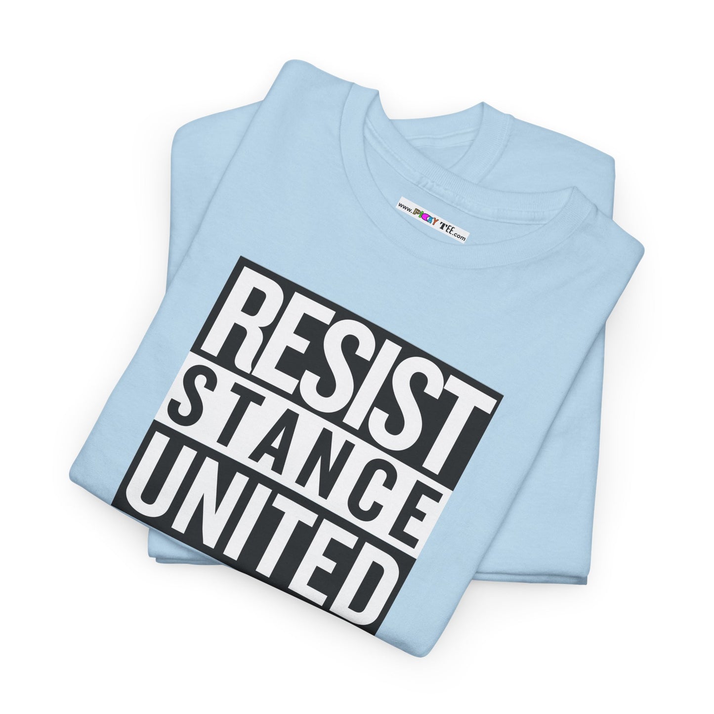 RESIST STANCE UNITED Unisex Heavy Cotton Tee