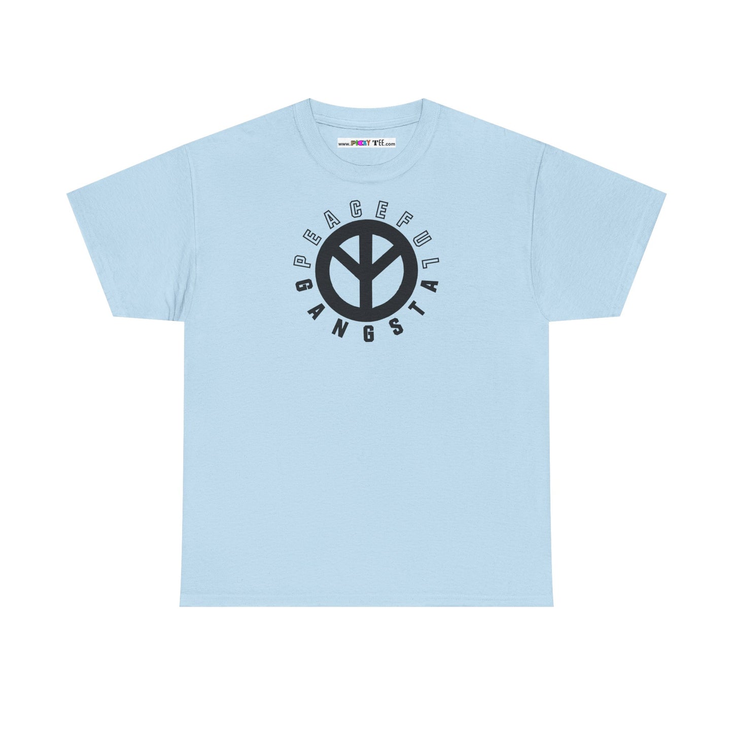 PEACEFUL GANGSTA Unisex Heavy Cotton Tee