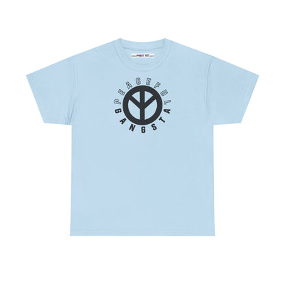 PEACEFUL GANGSTA Unisex Heavy Cotton Tee