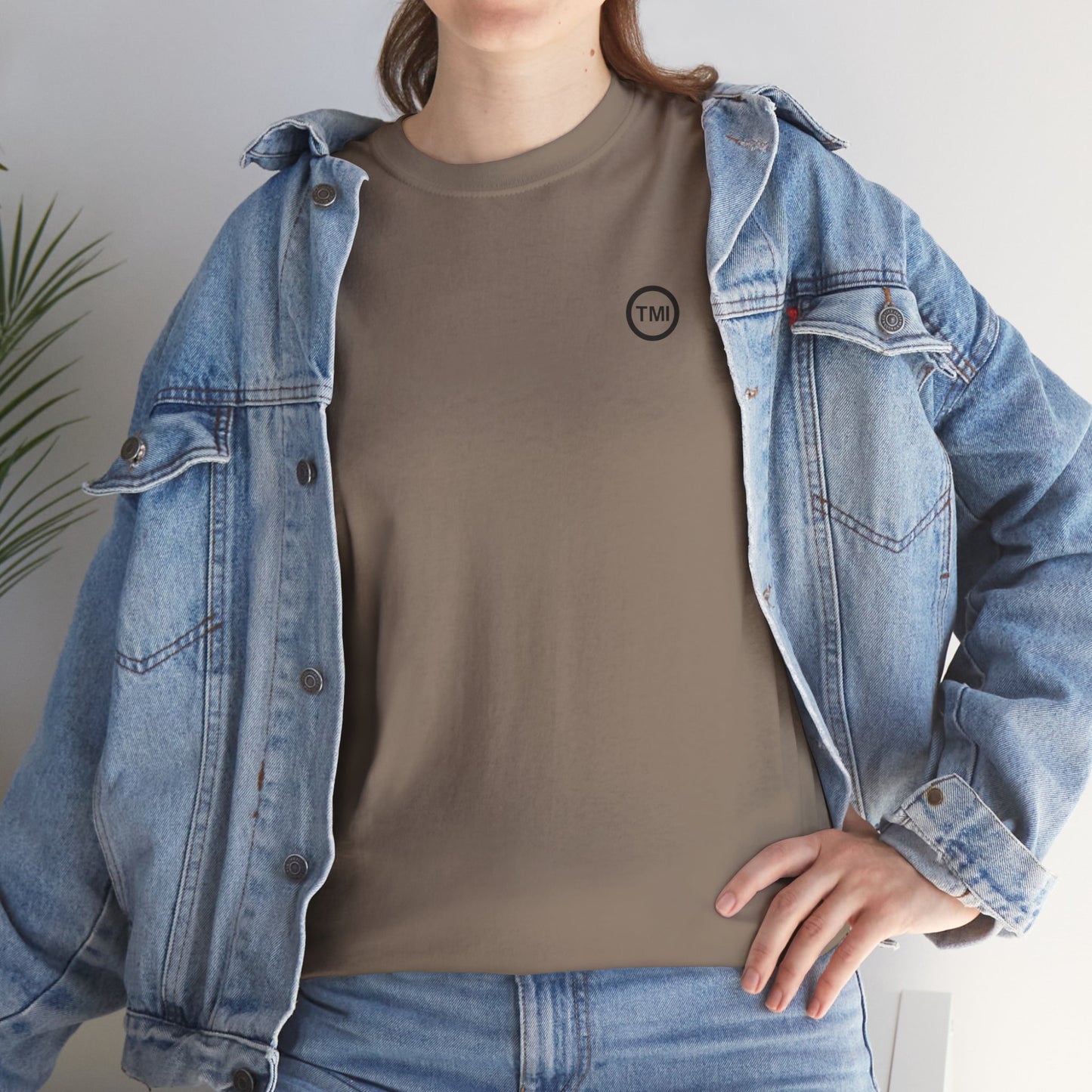 TooMuchInformation TMI Unisex Heavy Cotton Tee