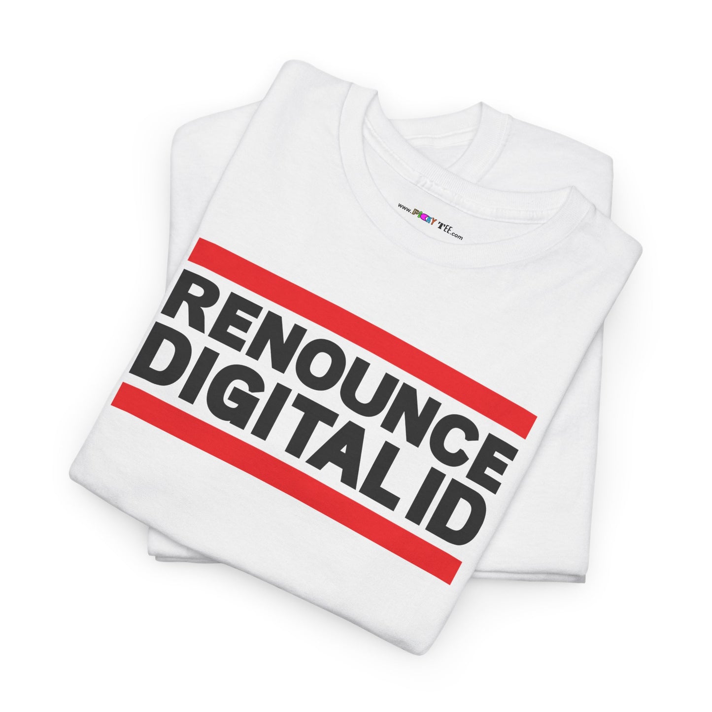 RENOUNCE DIGITAL ID Unisex Heavy Cotton Tee