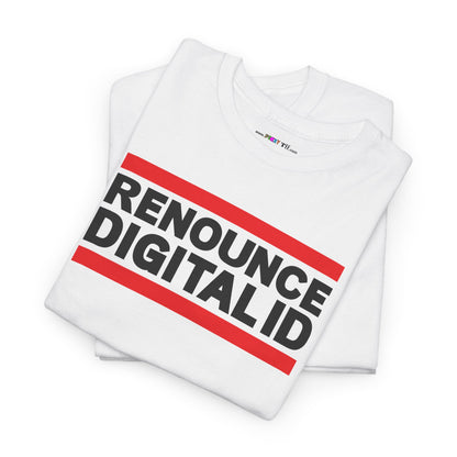 RENOUNCE DIGITAL ID Unisex Heavy Cotton Tee