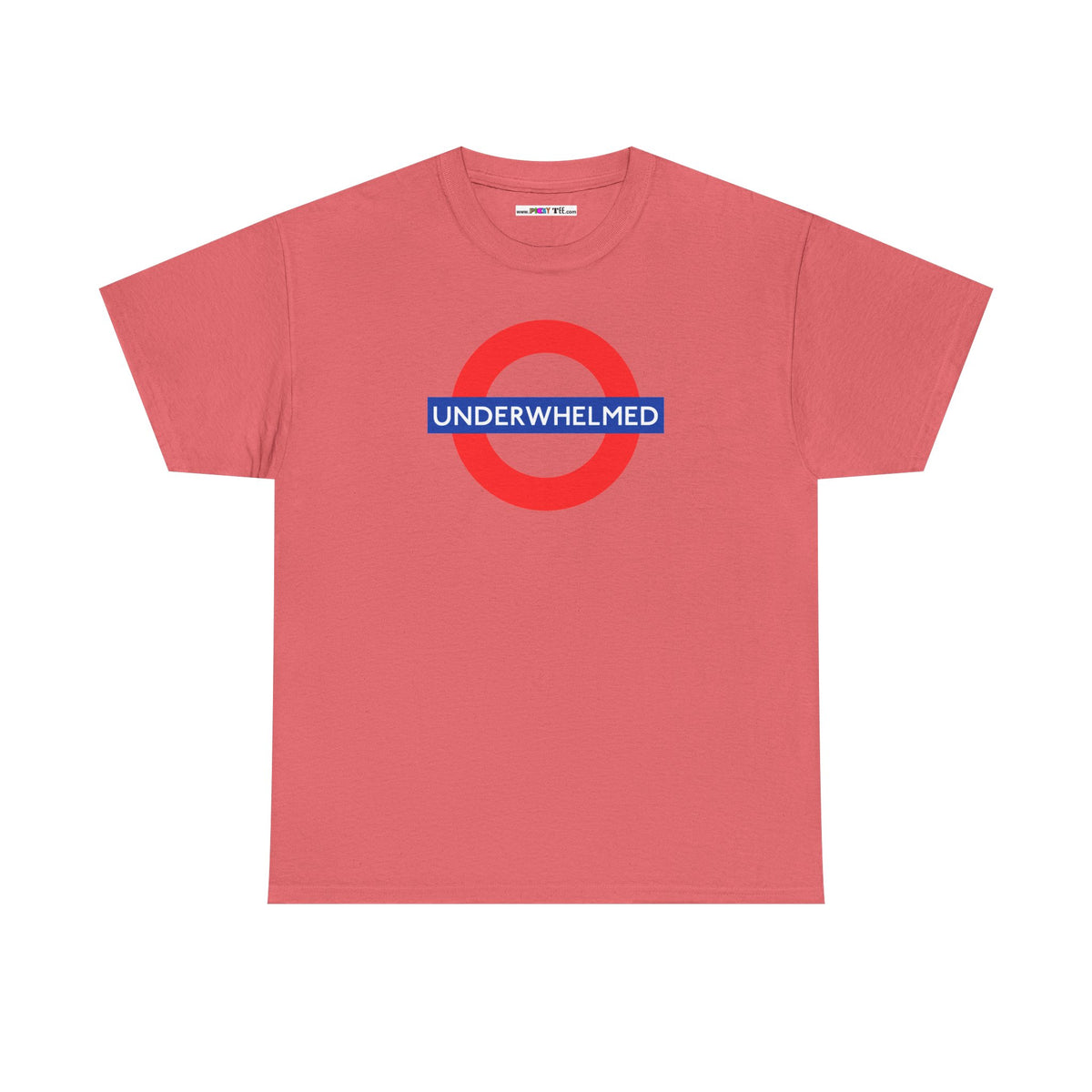 UNDERWHELMED Unisex Heavy Cotton Tee