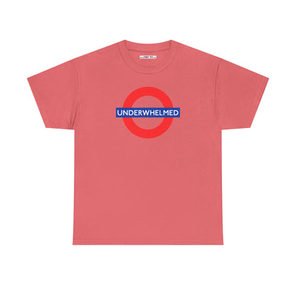 UNDERWHELMED Unisex Heavy Cotton Tee
