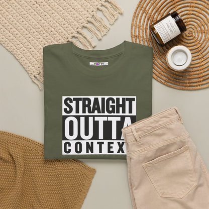 STRAIGHT OUTTA CONTEXT Unisex Heavy Cotton Tee