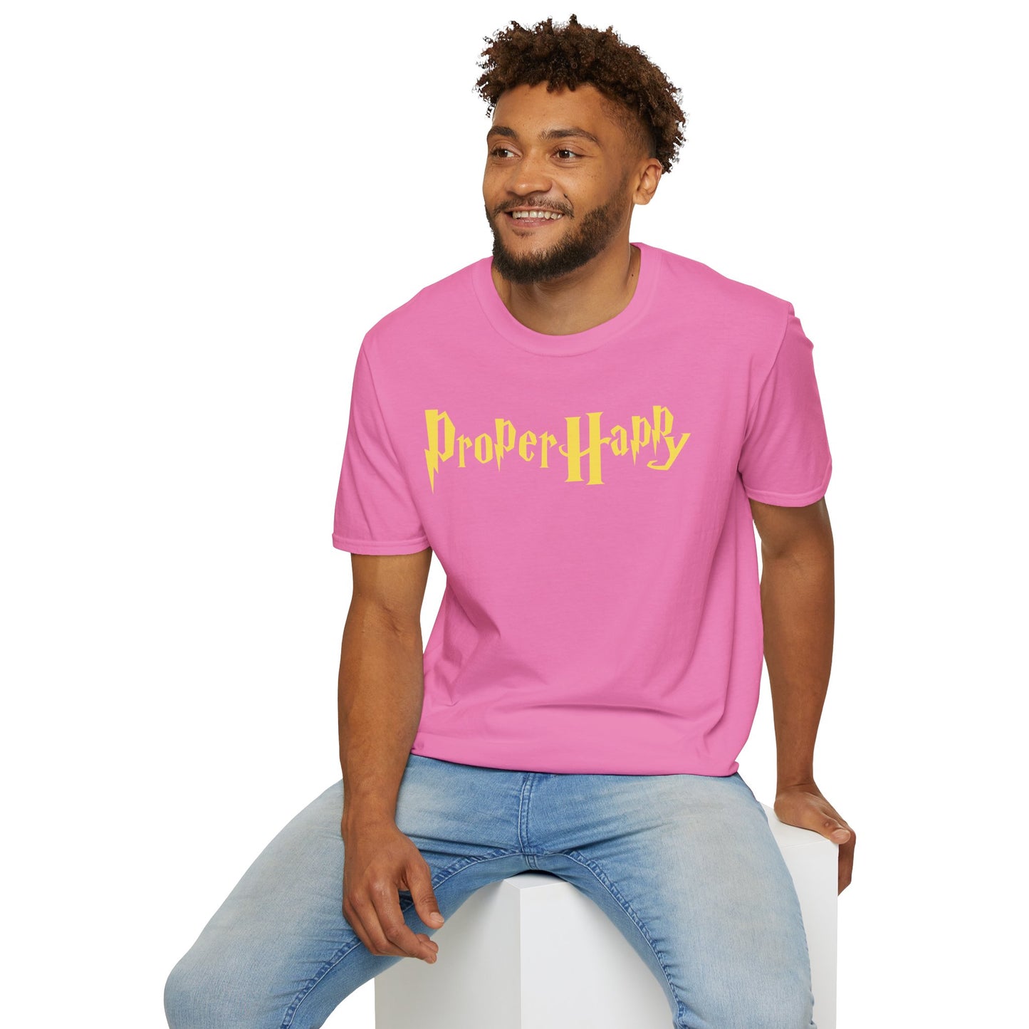 Proper Happy Unisex Softstyle 100% Cotton T-Shirt