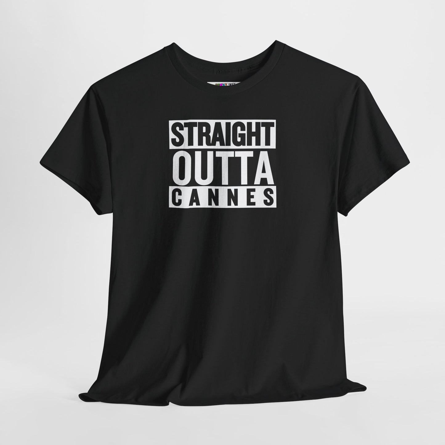 STRAIGHT OUTTA CANNES Unisex Heavy Cotton Tee