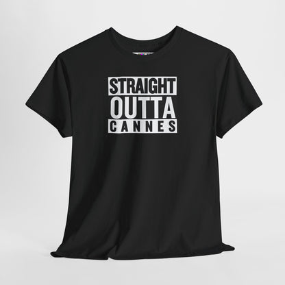STRAIGHT OUTTA CANNES Unisex Heavy Cotton Tee