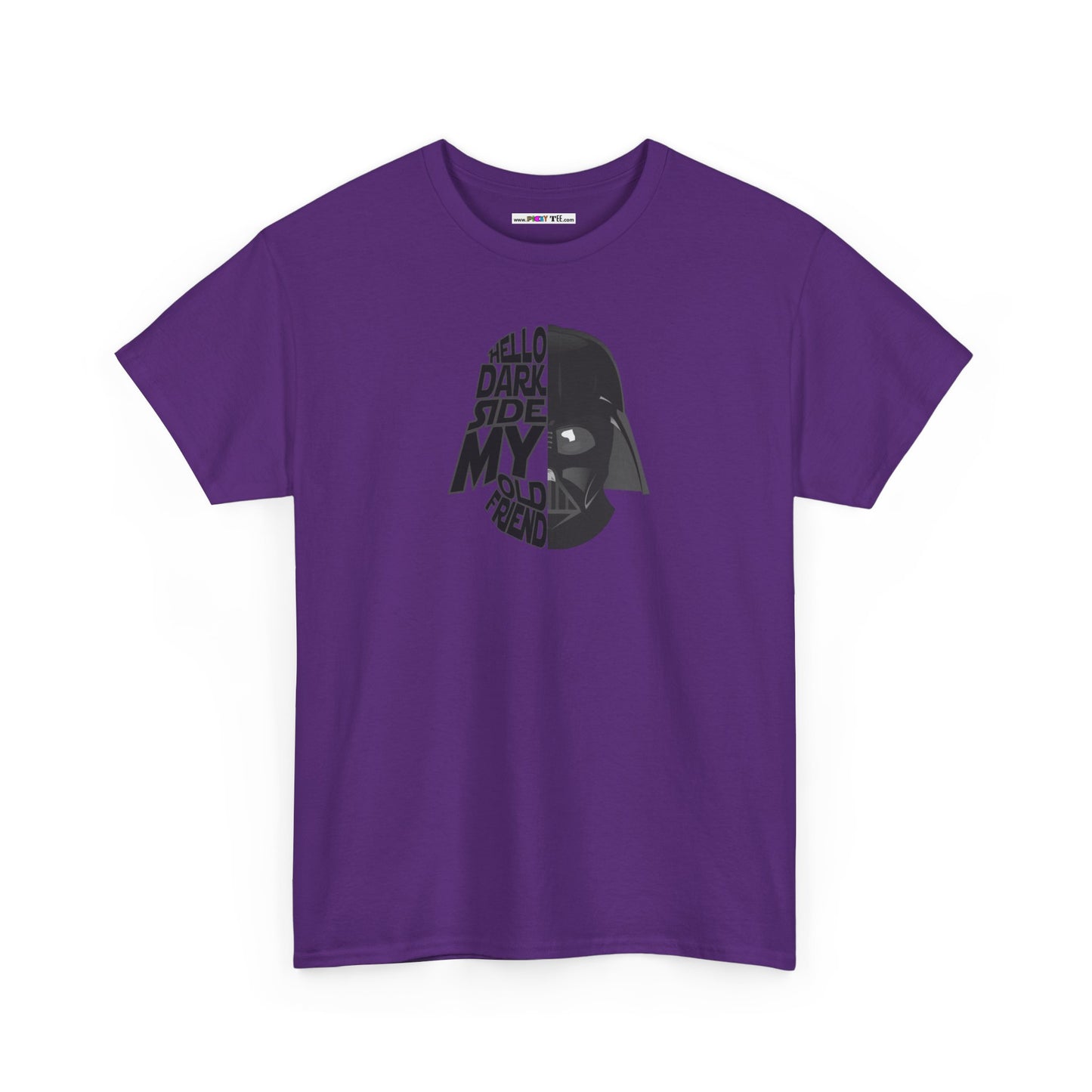 HELLO DARKSIDE MY OLD FRIEND Unisex Heavy Cotton Tee