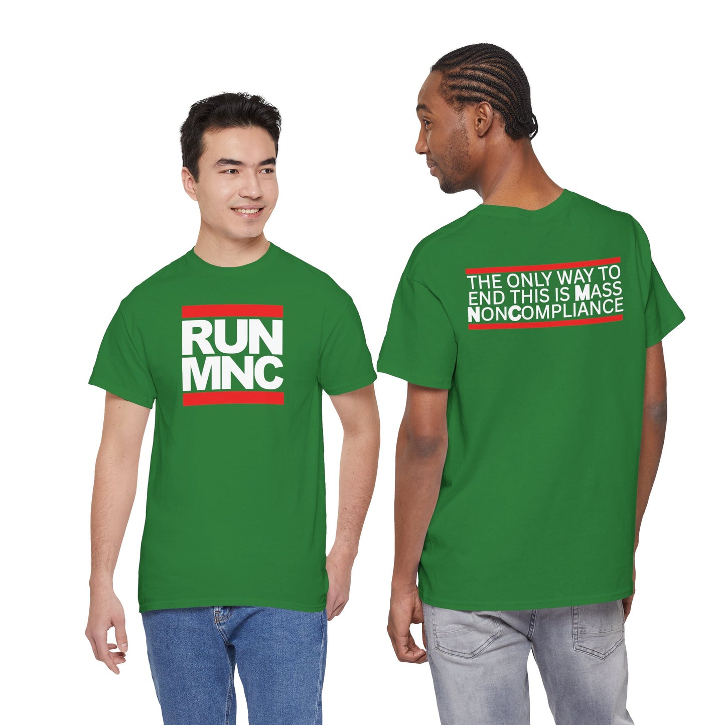 RUNMNC Unisex Heavy Cotton Tee