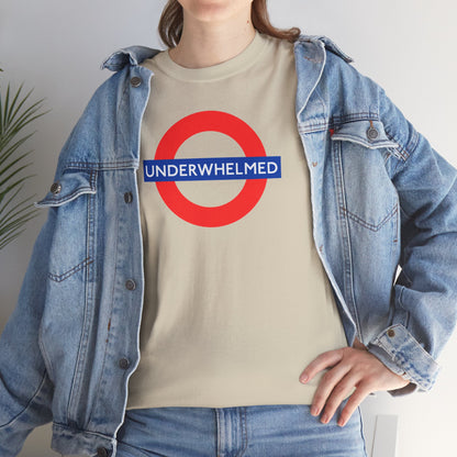 UNDERWHELMED Unisex Heavy Cotton Tee