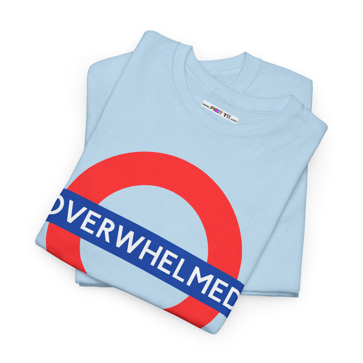 OVERWHELMED Unisex Heavy Cotton Tee
