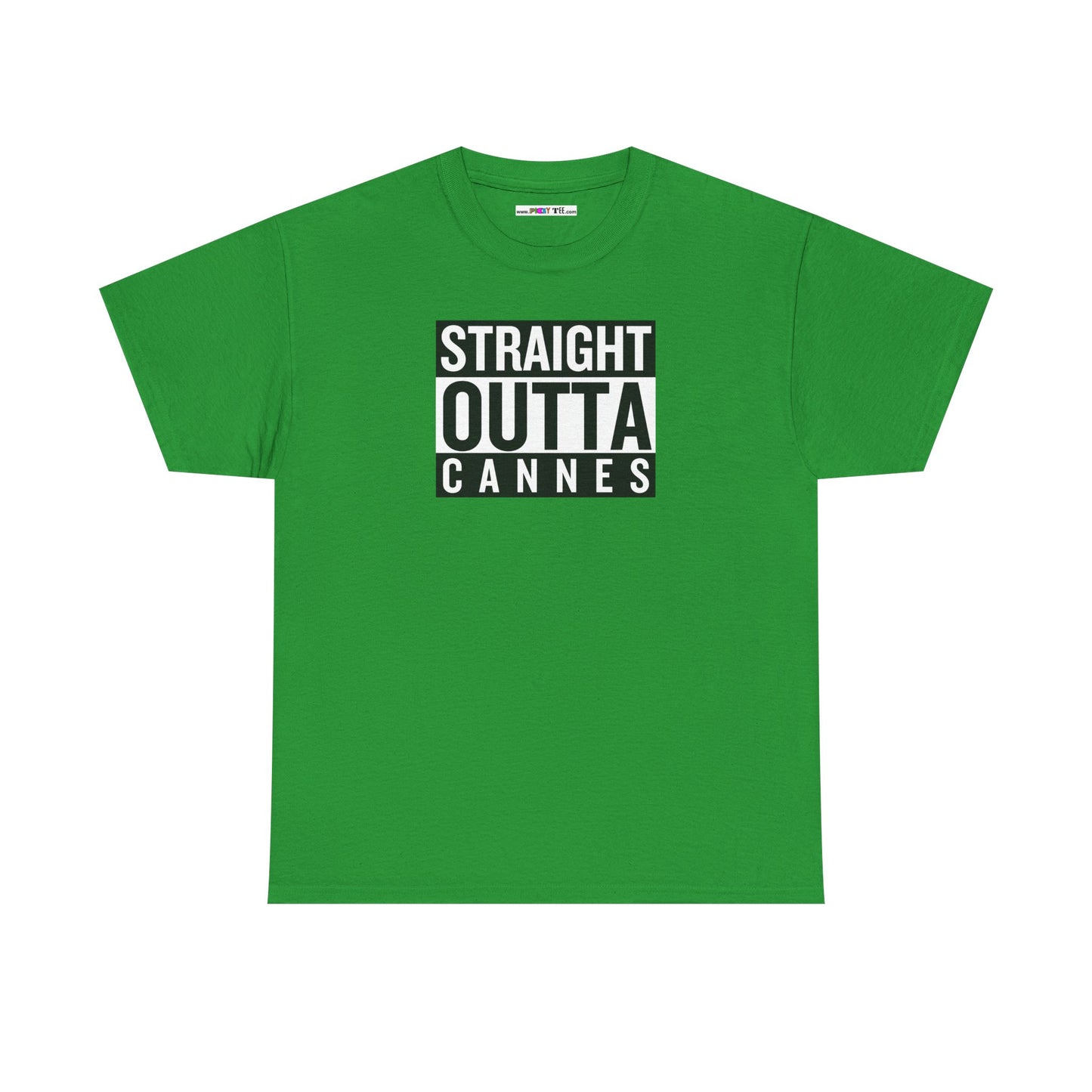 STRAIGHT OUTTA CANNES Unisex Heavy Cotton Tee