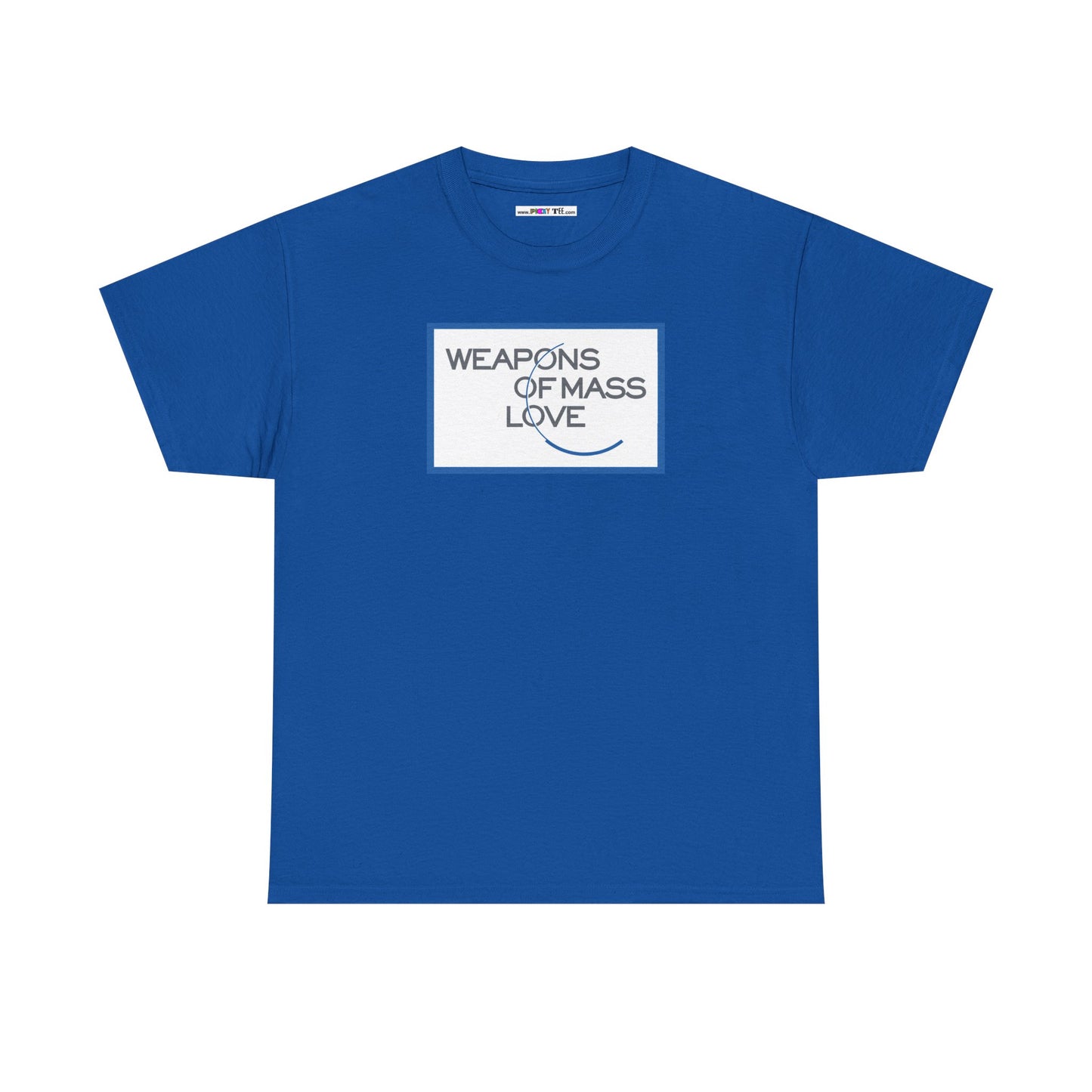 WEAPONS OF MASS LOVE Unisex Heavy Cotton Tee