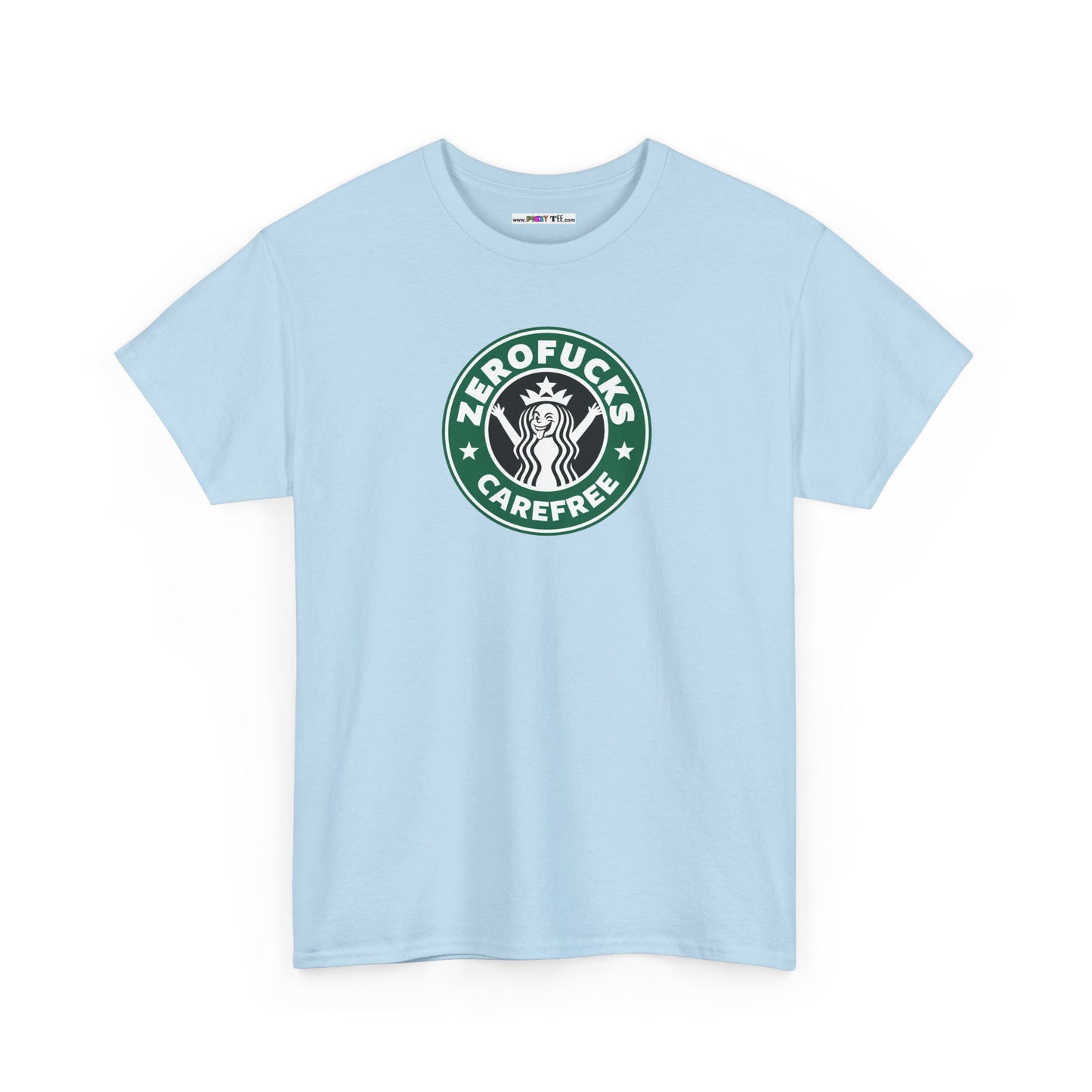 ZEROFUCKS CAREFREE Unisex Heavy Cotton Tee