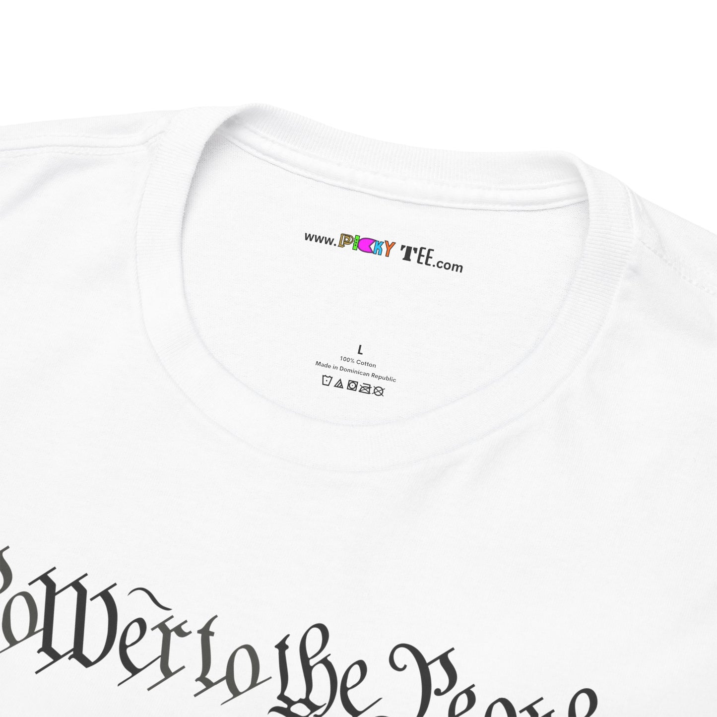 poWEr to THE PEOPLE Unisex Heavy Cotton Tee