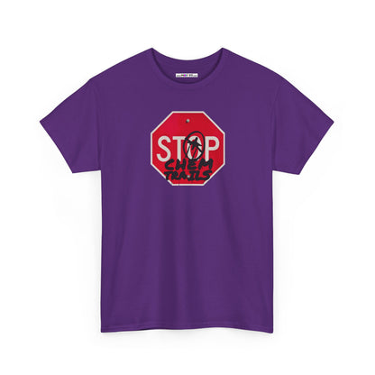 STOP chem trails Unisex Heavy Cotton Tee