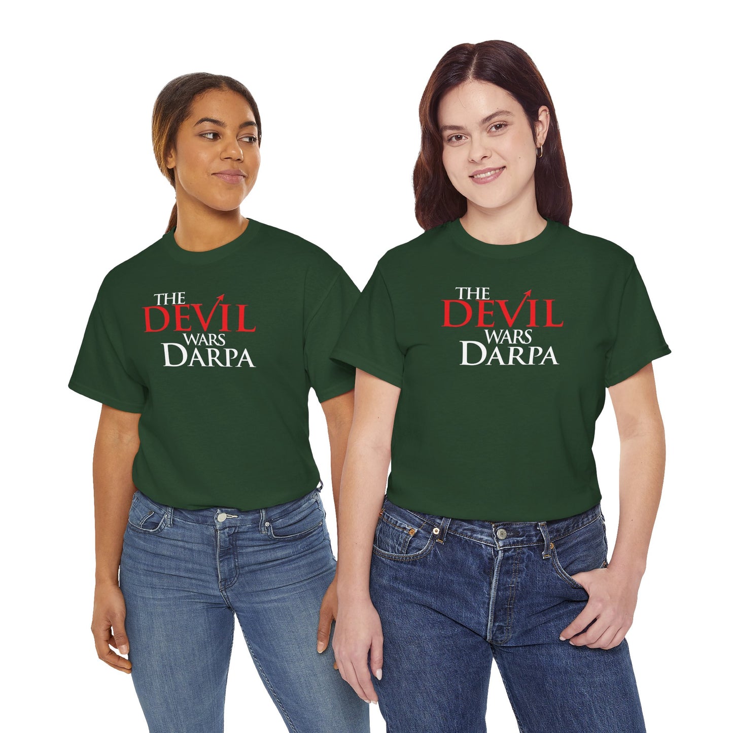 THE DEVIL WARS DARPA Unisex Heavy Cotton Tee