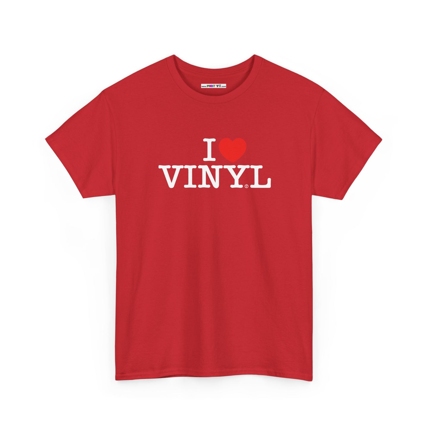 I ❤️ VINYL Unisex Heavy Cotton Tee