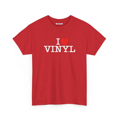 I ❤️ VINYL Unisex Heavy Cotton Tee