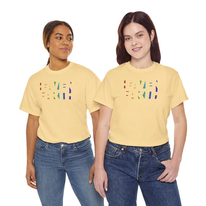 HEAVEN ON EARTH Unisex Heavy Cotton Tee — here now.