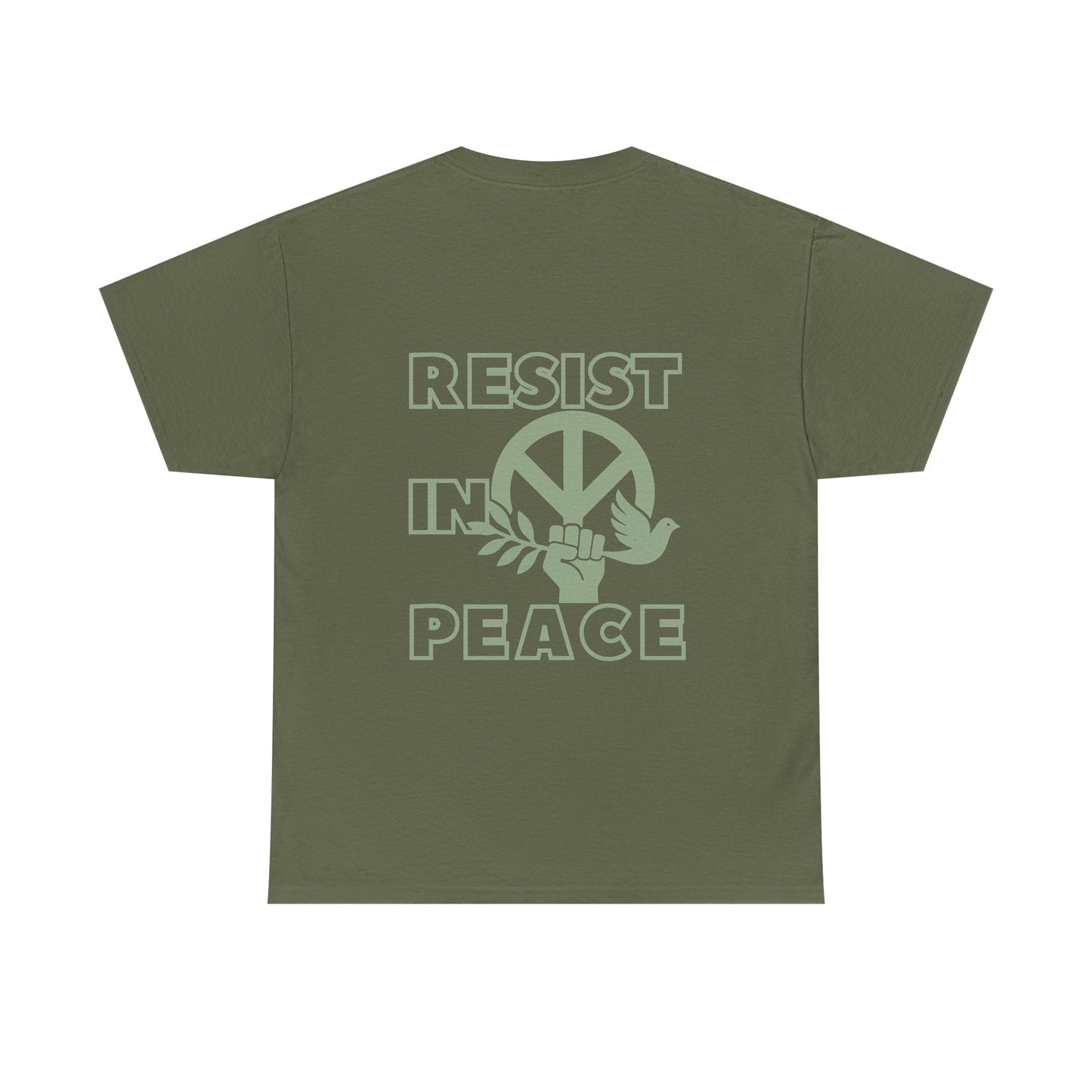 RESIST IN PEACE Unisex Heavy Cotton Tee