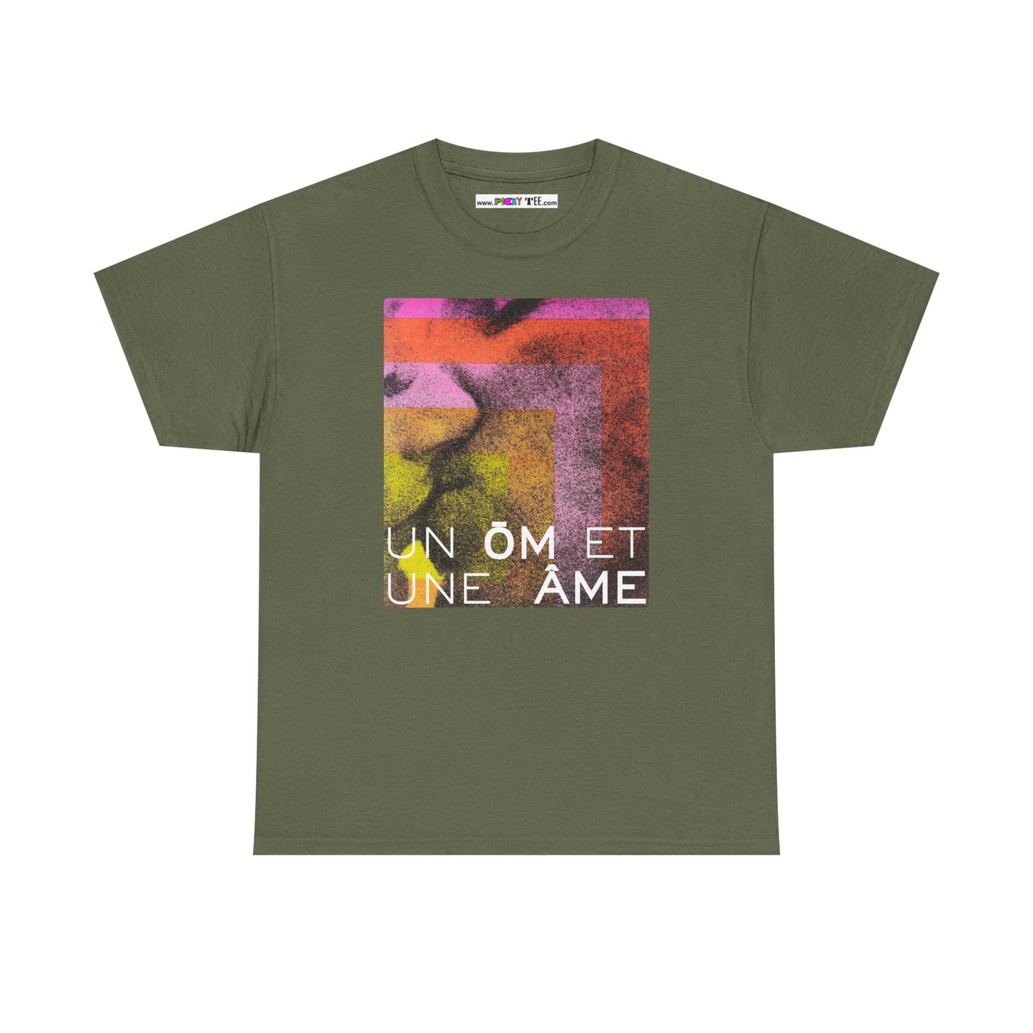 UN ŌM ET UNE ÂME Unisex Heavy Cotton Tee
