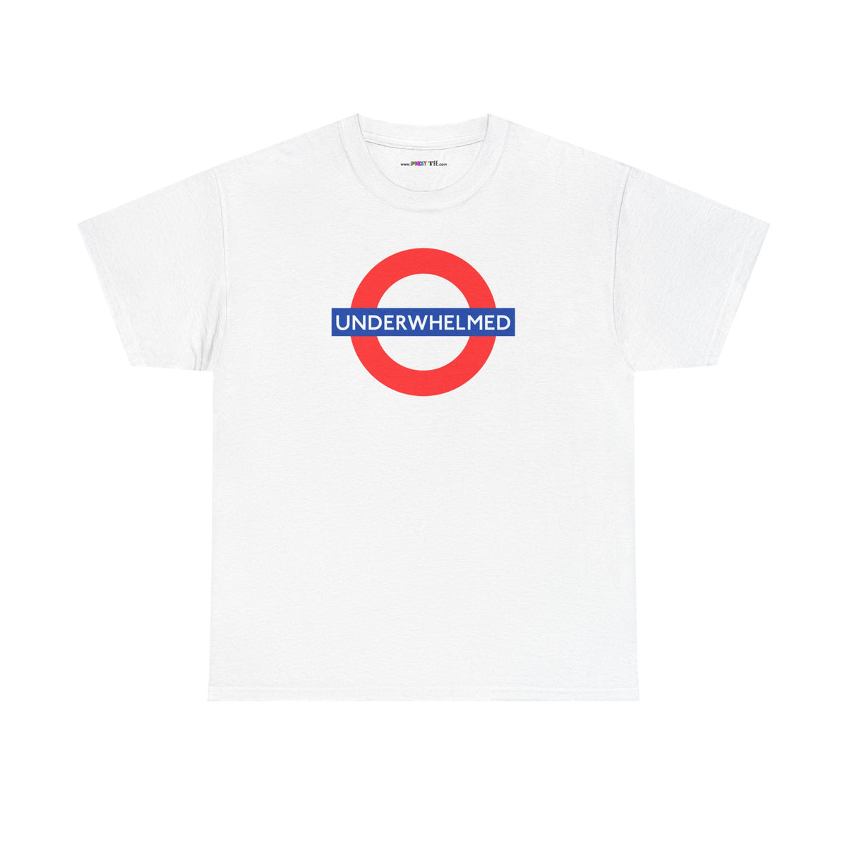 UNDERWHELMED Unisex Heavy Cotton Tee