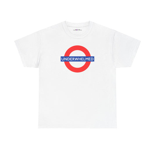 UNDERWHELMED Unisex Heavy Cotton Tee