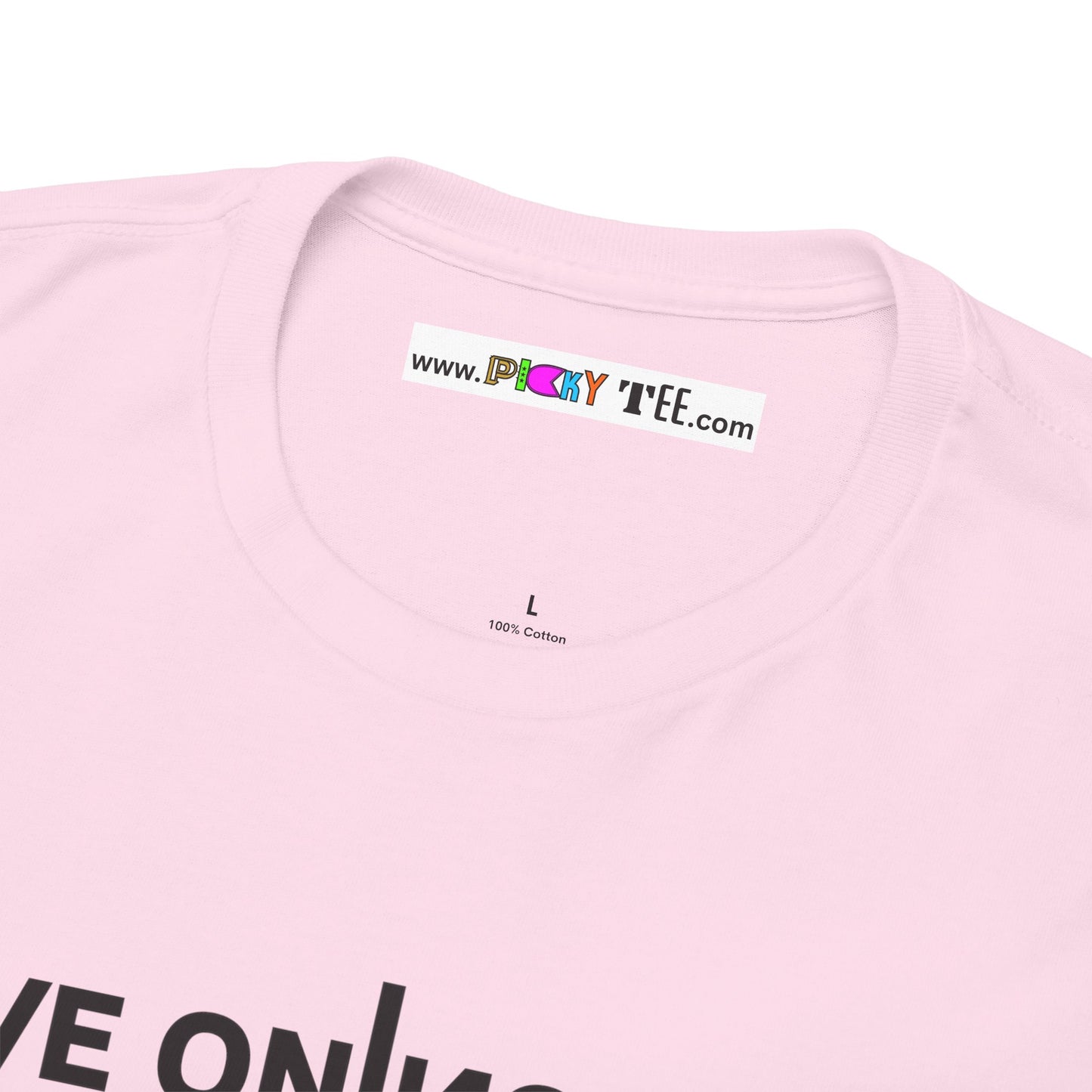 LIVE ON I ИO ƎVI⅃ Unisex Heavy Cotton Tee