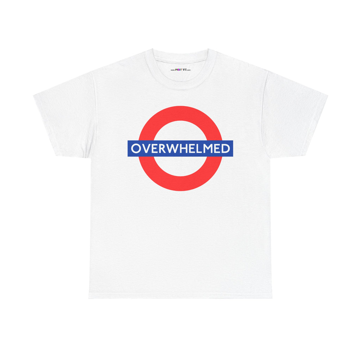 OVERWHELMED Unisex Heavy Cotton Tee