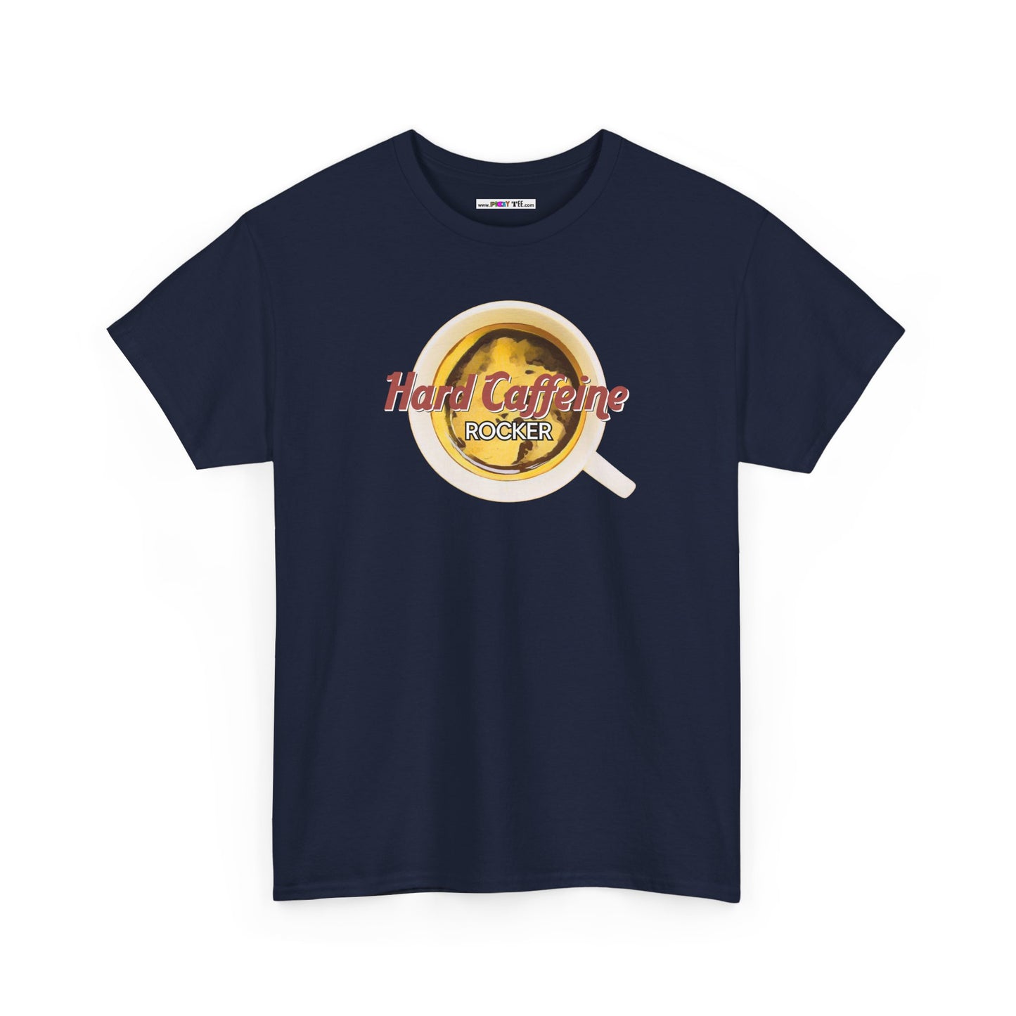 Hard Caffeine ROCKER Unisex Heavy Cotton Tee