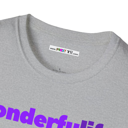 wonderfuLIFE. Unisex Softstyle 100% Cotton T-Shirt