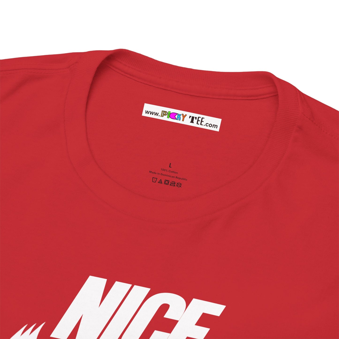 NICE... JUST BE. Unisex Heavy Cotton Tee