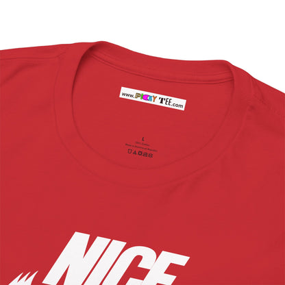 NICE... JUST BE. Unisex Heavy Cotton Tee