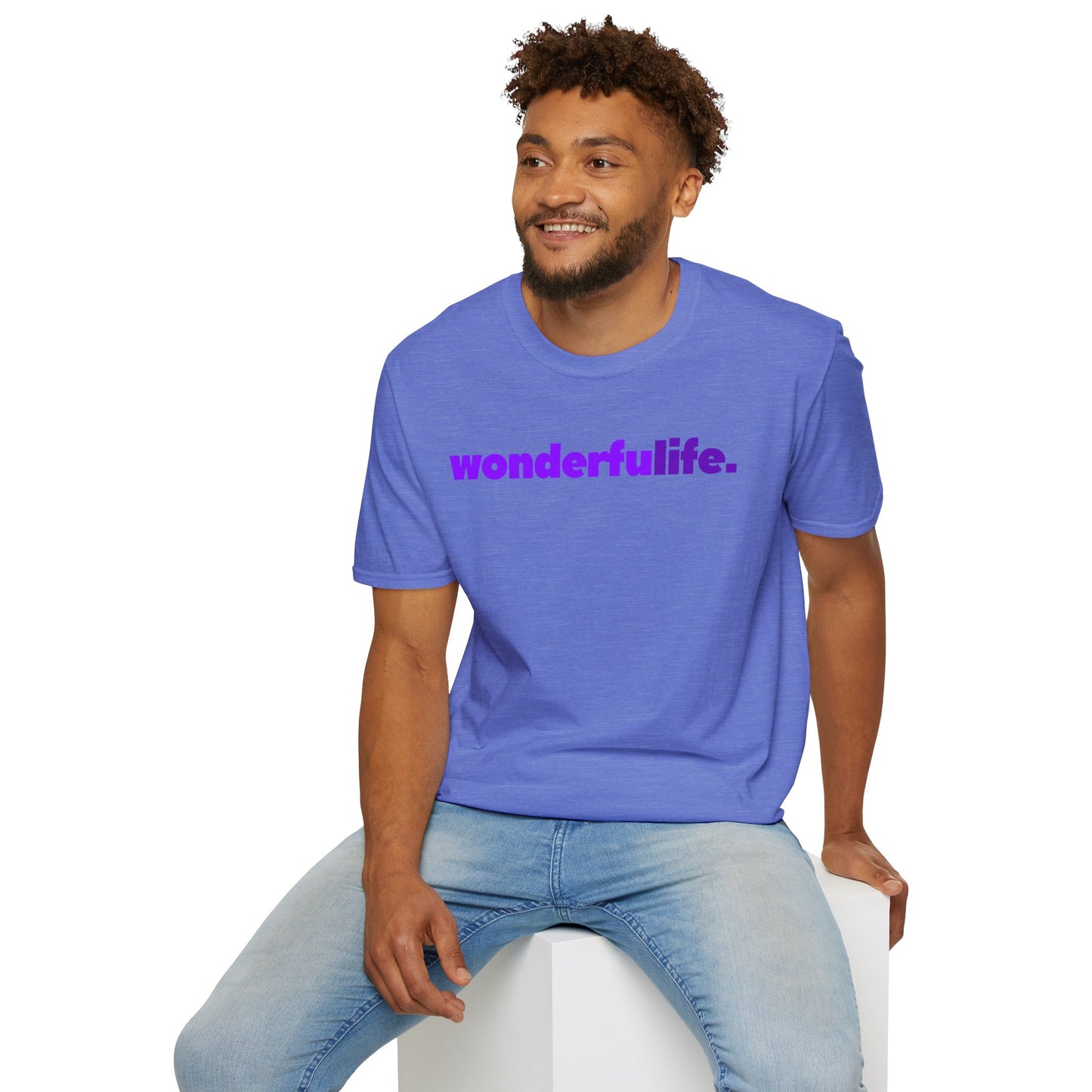 wonderfuLIFE. Unisex Softstyle 100% Cotton T-Shirt