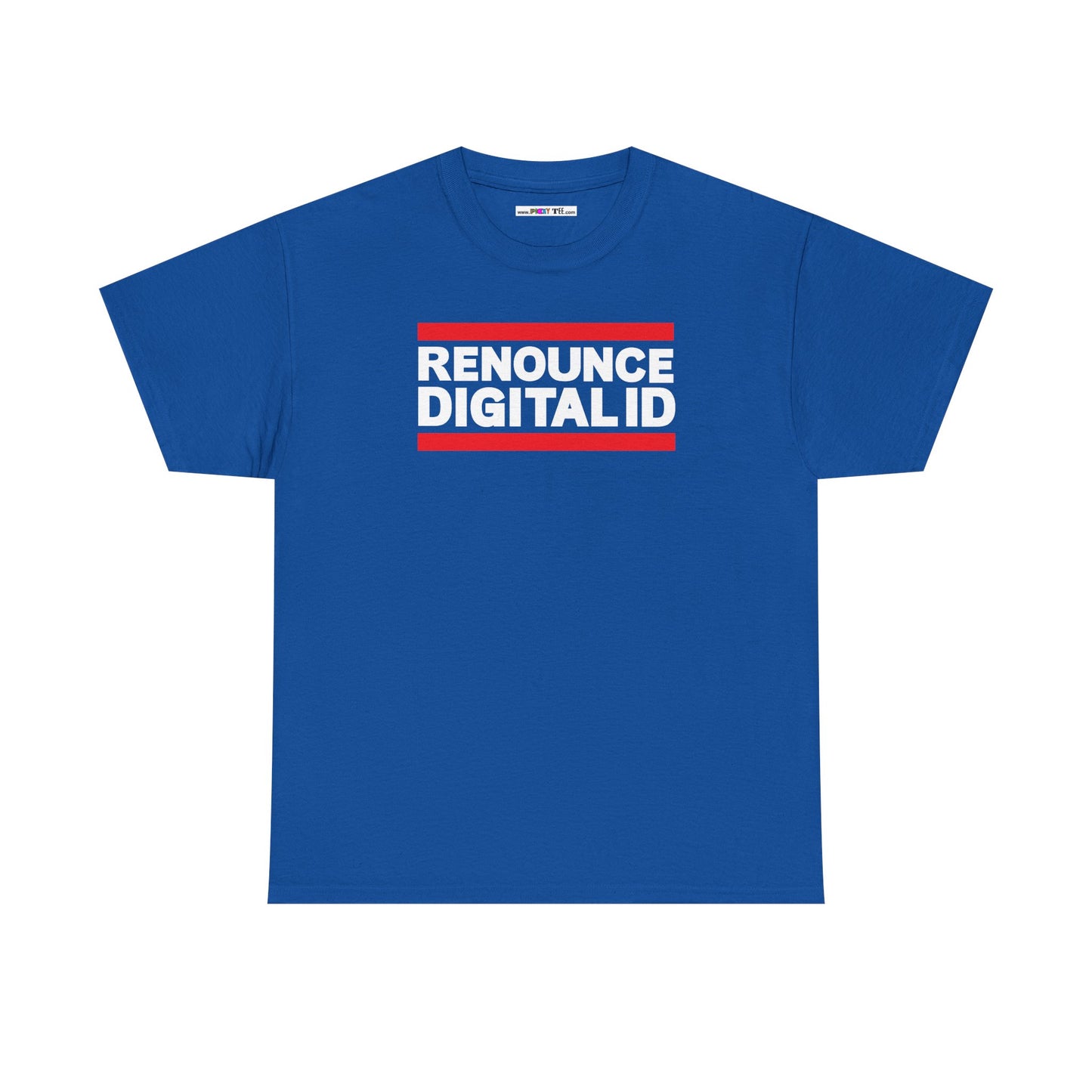 RENOUNCE DIGITAL ID Unisex Heavy Cotton Tee