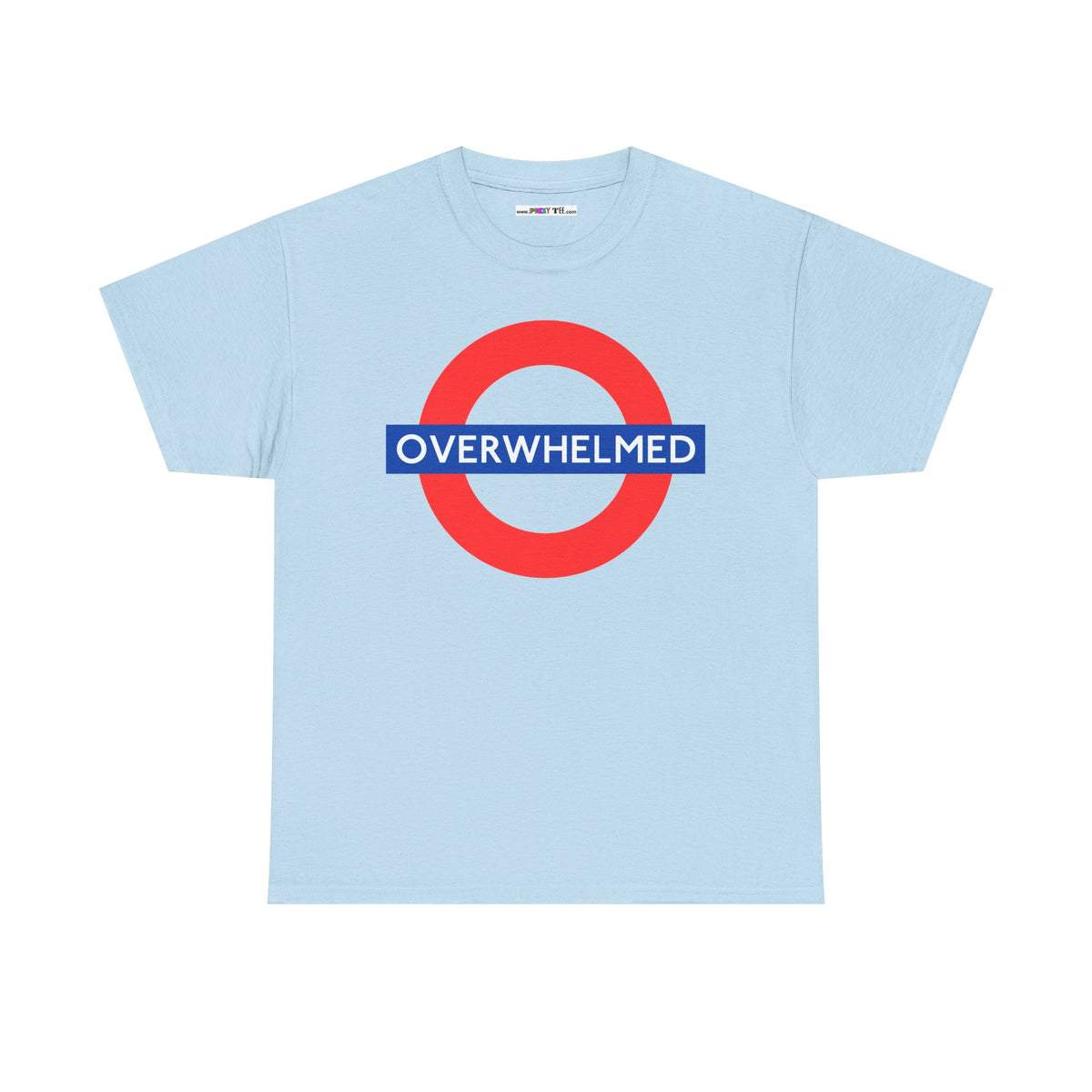 OVERWHELMED Unisex Heavy Cotton Tee