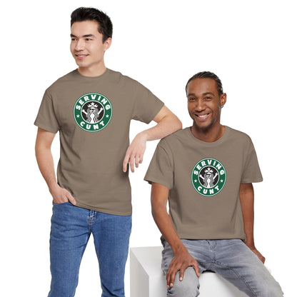 SERVINGCUNT Unisex Heavy Cotton Tee